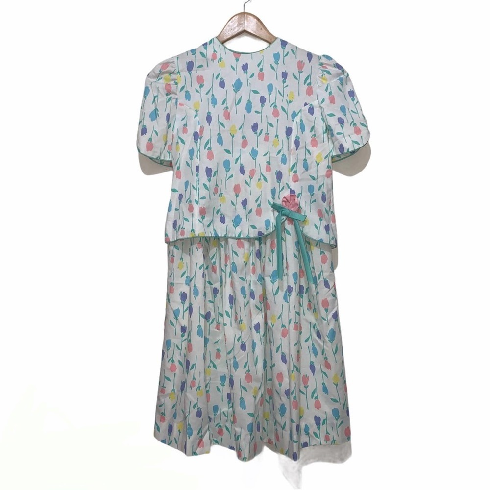 Funtasia! Too Dallas Girls Tulip Print Top and Skirt Set 14